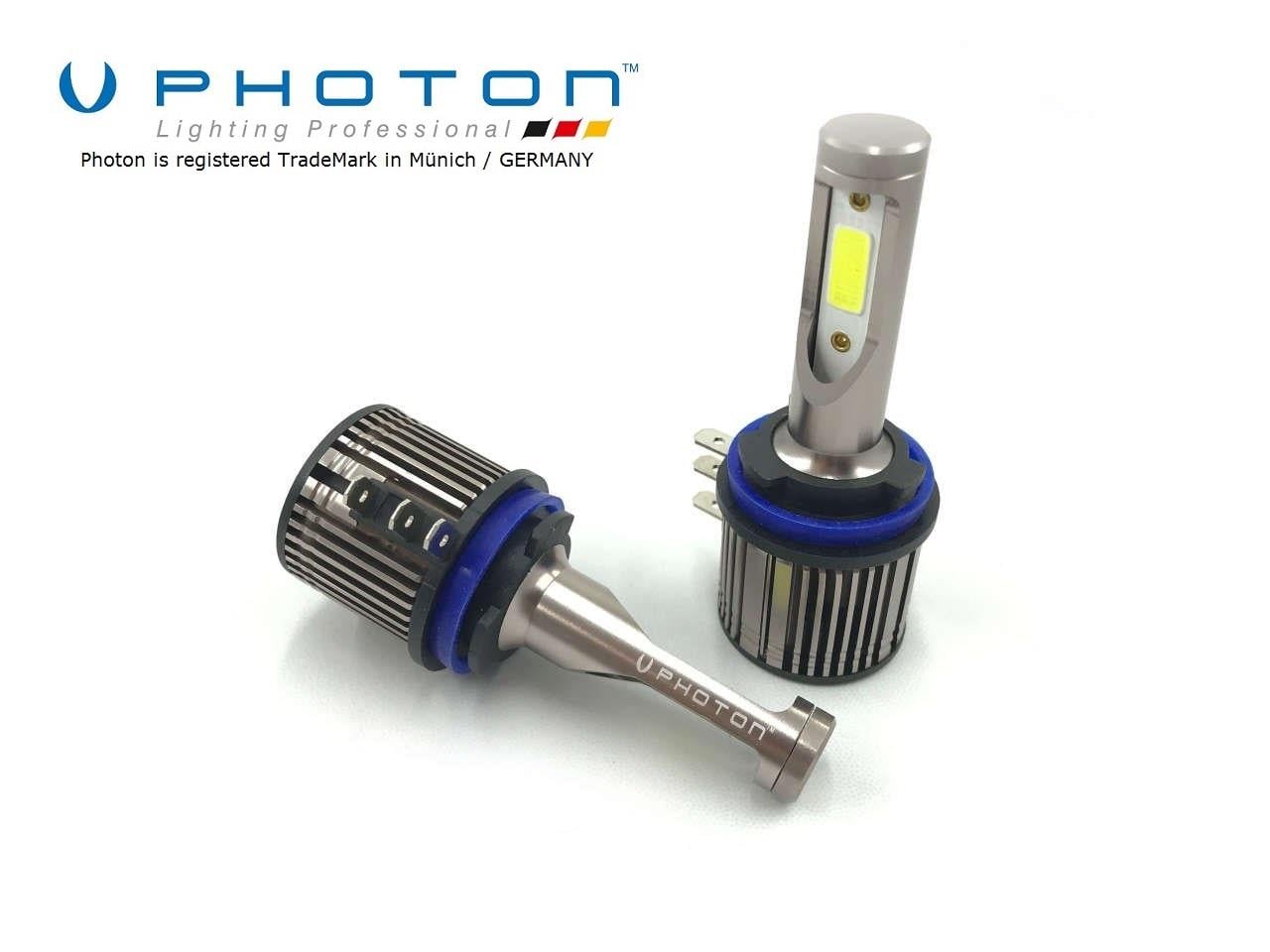 PHOTON 12V H15 COB LED XENON FAR AMPUL SETİ 6500K 8000 LÜMEN