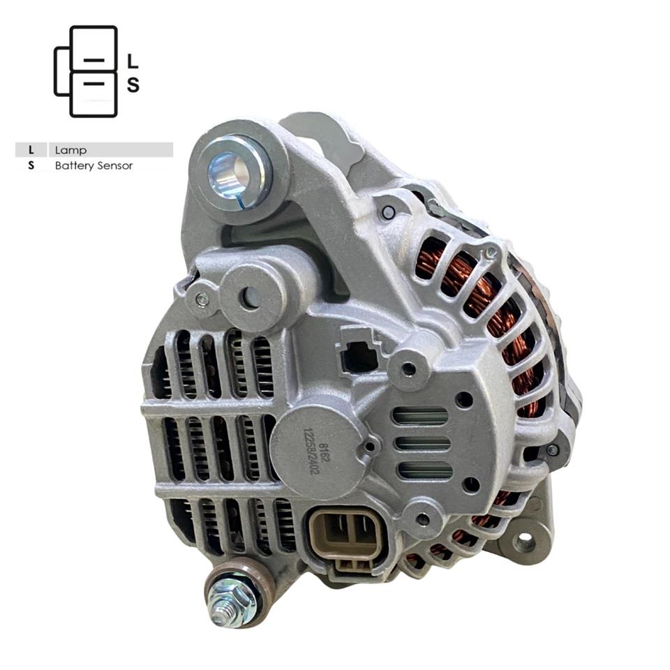 12V ALTERNATÖR DİNAMO MITSUBISHI TİPİ 90 A (L-S) (VAKUMSUZ) MAZDA PICK-UP-MITSUBISHI CANTER/PAJERO