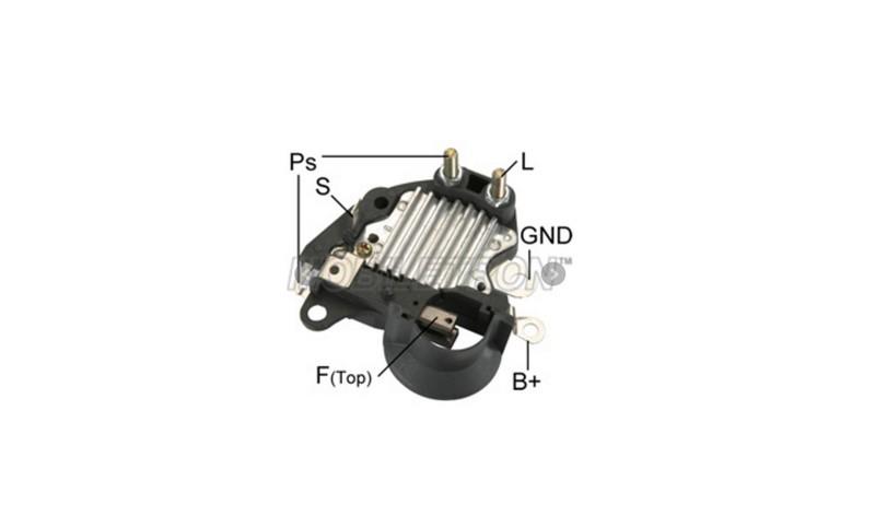24V KÖMÜRLÜ KONJEKTÖR MARELLI-DENSO TİPİ (2 CIVATALI) (PS-L) CATERPILLAR-NEW HOLLAND