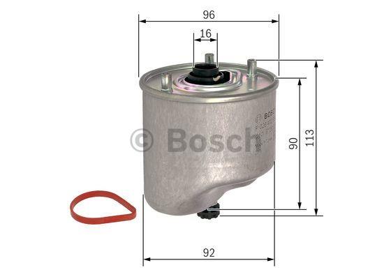 BOSCH YAKIT FİLTRESİ FORD-VOLVO-MAZDA