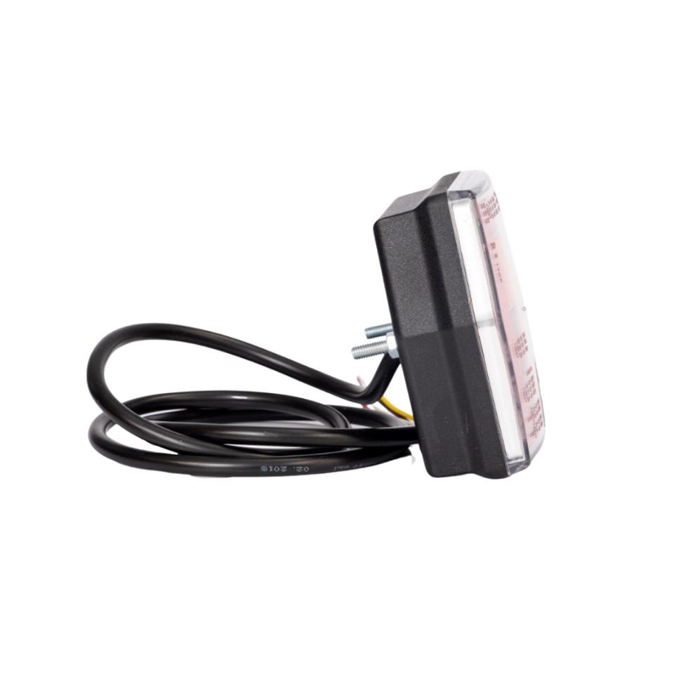 FRISTOM 12V-24V STOP LAMBASI KARE (LEDLİ) (KIRMIZI-SARI) (100*100 MM) E9