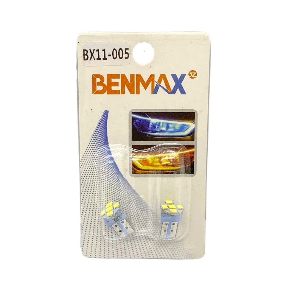12V DİPSİZ AMPUL T10 (5 LEDLİ) BEYAZ (2 AD)