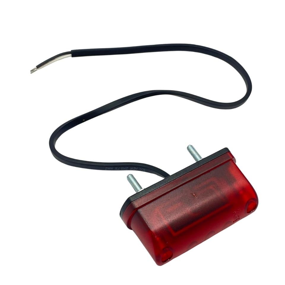 FRISTOM 12V-30V PLAKA-POZİSYON LAMBASI LEDLİ (KIRMIZI) (82*30 MM) E9