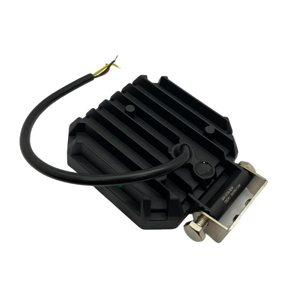 DEMMON 9V-32V OFF-ROAD LED ÇALIŞMA LAMBASI KARE (KIRMIZI-BEYAZ) (110*110*37 MM)