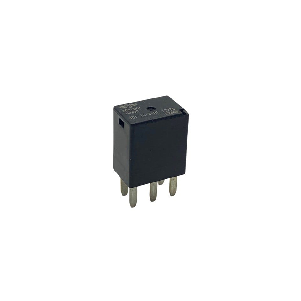 12V RÖLE 5 UÇLU 20/30 A MİKRO (USA TİPİ) (ÇİFT PLATİN) (30-85-86-87-87a)