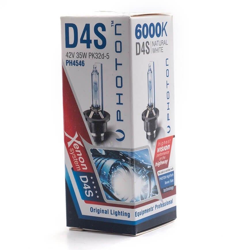 PHOTON 12V-42V XENON AMPUL D4S 35W +%50 FAZLA IŞIK 6000K