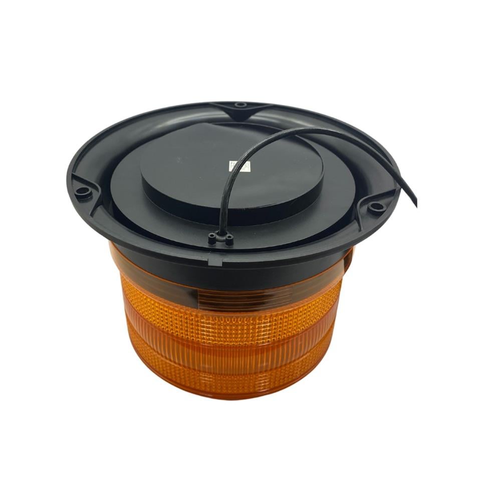 DEMMON 12V-24V ÇAKAR TEPE LAMBA 60 LEDLİ MIKNATISLI ÇAKMAK FİŞLİ SARI(135*200 MM)