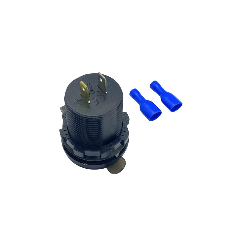 9V-30V TELEFON ŞARJ CİHAZI (USB X 2+TYPE-C X 2) (HIZLI ŞARJ-3.1A) (KAPAKLI MARİN)