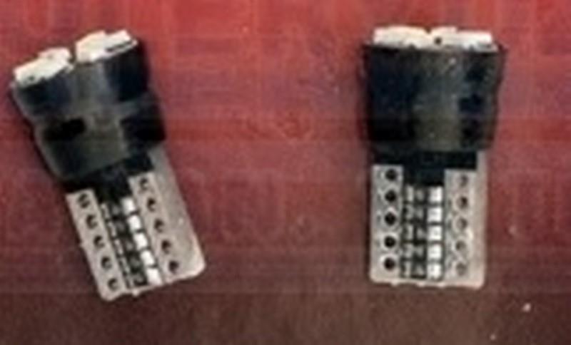 12V DİPSİZ AMPUL 6 LEDLİ T10 BEYAZ (SG) CB (2 AD)