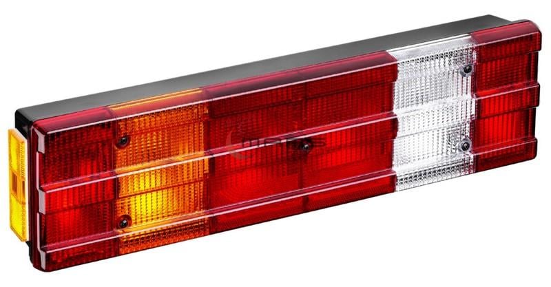 MARS STOP LAMBASI 6-FONKSİYONLU KANALLI 52 CM PLAKALI (YAN SOKET) SOL