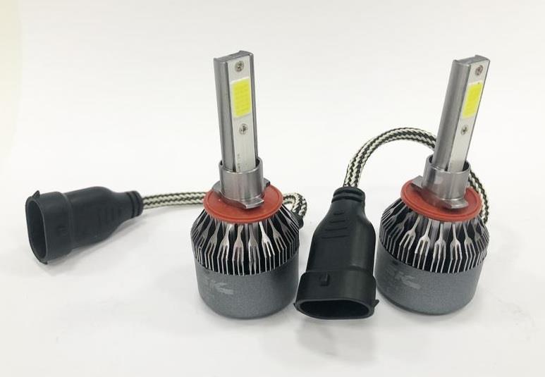 10V-30V H27 COB LED XENON FAR AMPUL SETİ (881) 6000K 6500 LÜMEN