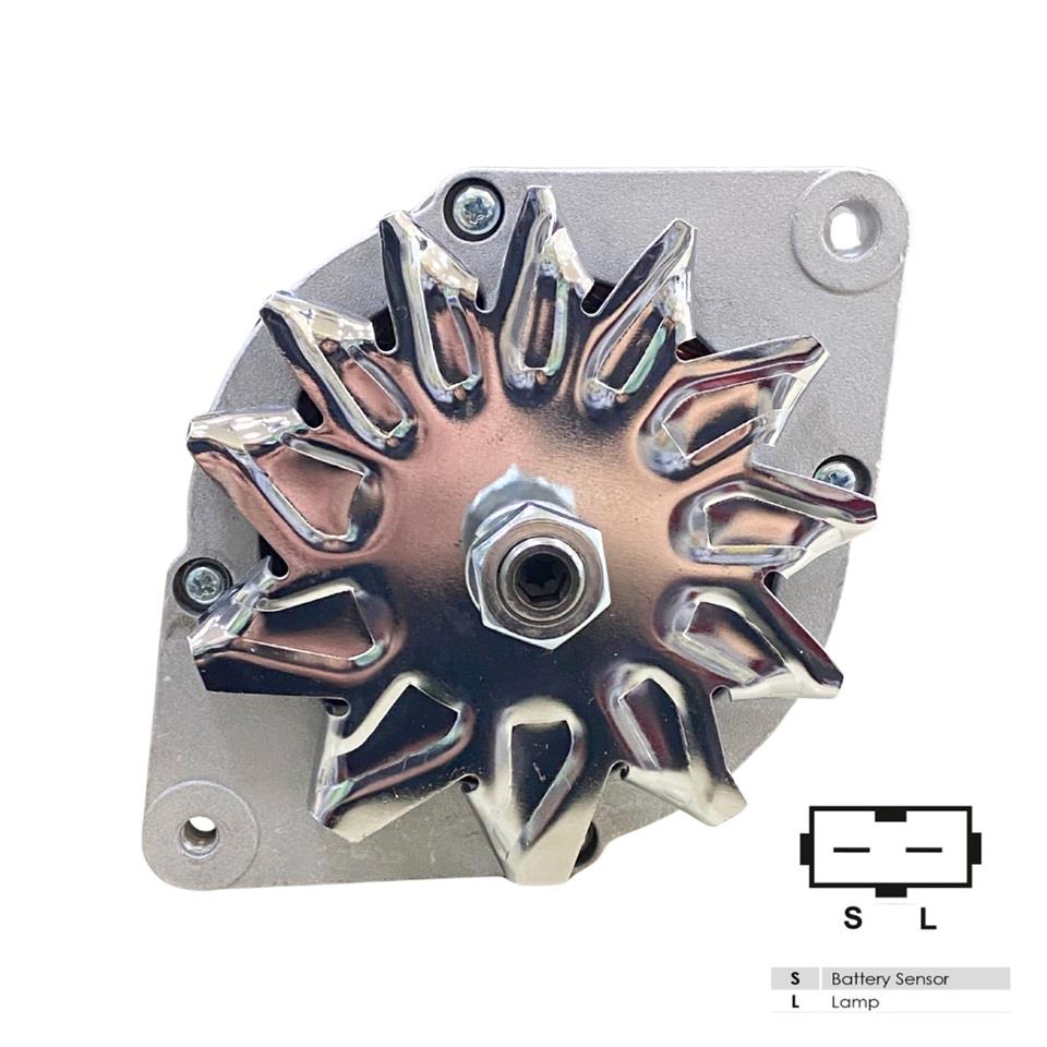12V ALTERNATÖR DİNAMO BOSCH TİPİ 120 A (S L) BMC DEV FATİH-İŞ MAKİNESİ-MERCEDES-THERMOKING-YANMAR
