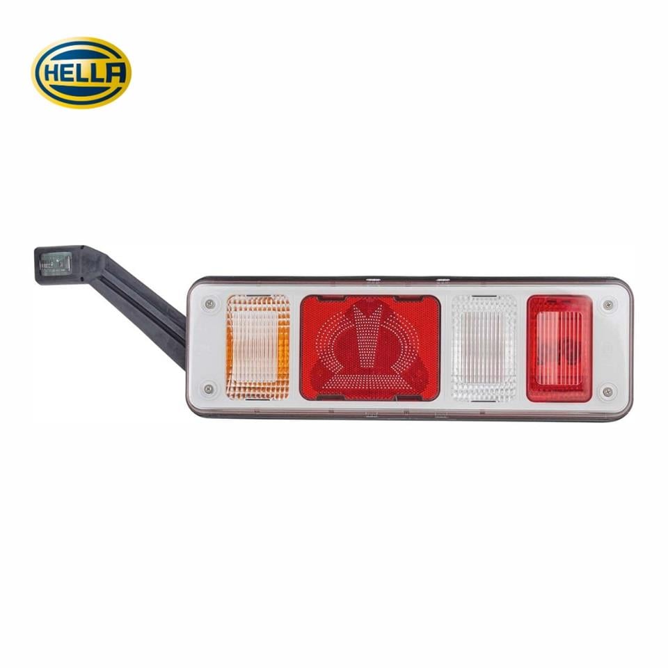 HELLA 24V STOP LAMBASI LEDLİ DORSE BOYNUZLU (KRONE AMBLEMLİ) SOL (450*138 MM)