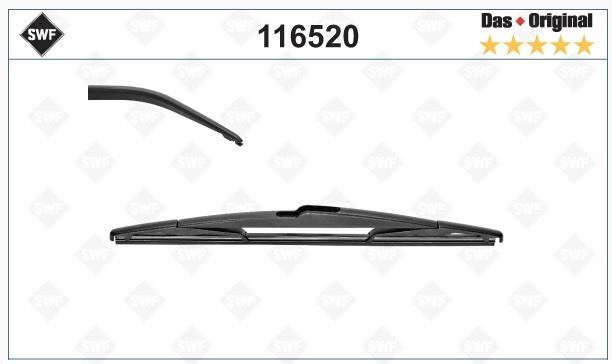 SWF SİLECEK SÜPÜRGESİ 300 MM PLS ARKA CITROEN-DACIA-FIAT-FORD-MERCEDES-NISSAN-OPEL-PEUGEOT-RENAULT
