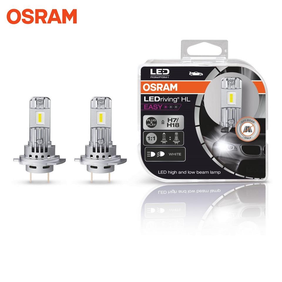 OSRAM 12V H7/H18 XENON LED FAR AMPUL SETİ 6500K