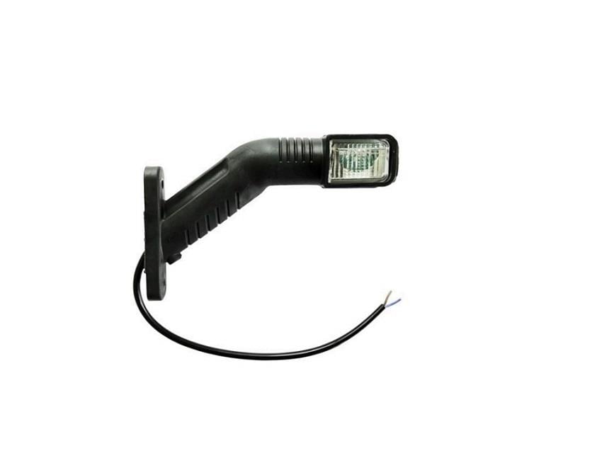 24V DORSE DIŞ İŞARET BOYNUZ TAKOZ LAMBASI EĞRİ (LEDLİ) (SARI-KIRMIZI-BEYAZ) SAĞ