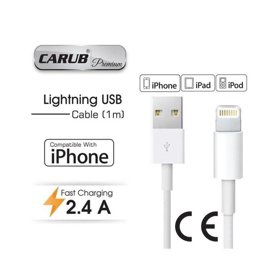 TELEFON ŞARJ KABLOSU (USB) (1 MT) IPHONE