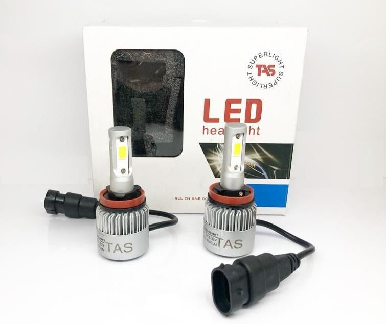 9V-32V H11 XENON LED FAR AMPUL SETİ 6500K 8000 LÜMEN COB LED