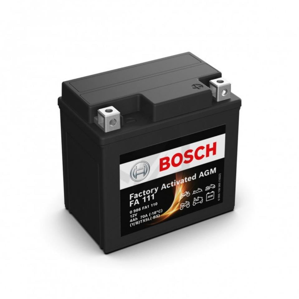 BOSCH 12V 4 AH MOTOSİKLET AKÜSÜ AGM 70 A (EN) (113*70*105) (YTX5L-BS)