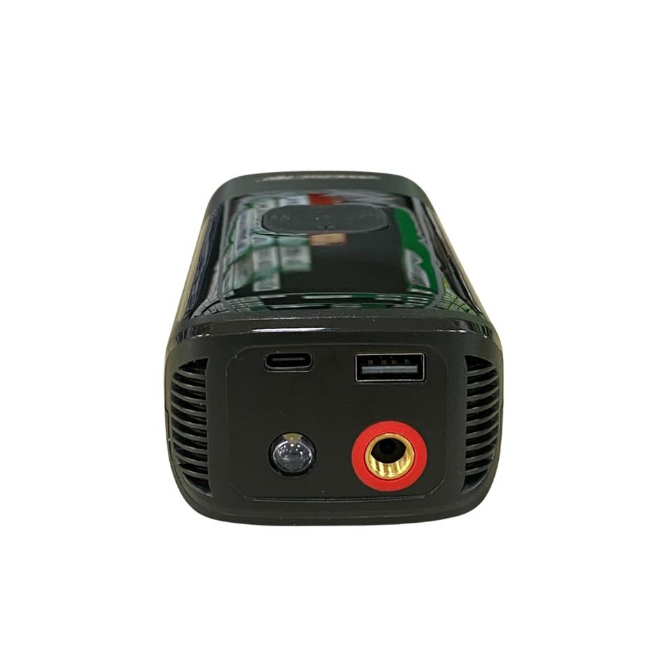 LASTİK ŞİŞİRME HAVA KOMPESÖRÜ IŞIKLI-İKAZLI (150 PSI) (DİJİTAL) (POWERBANK) (ŞARJLI) (444 GR)