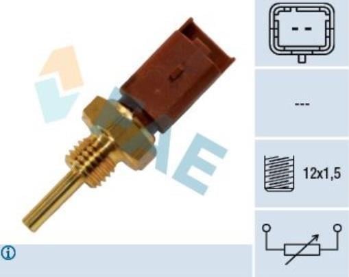 FAE HARARET MÜŞÜRÜ KARE SOKET KAHVERENGİ (2 FİŞ) FIAT