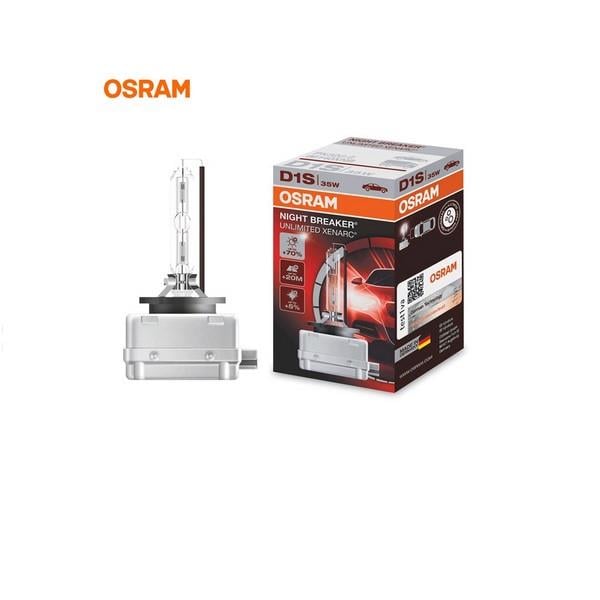 OSRAM XENON AMPUL D1S 35W +%70 FAZLA IŞIK 4350K NIGHT BREAKER UNLIMITED