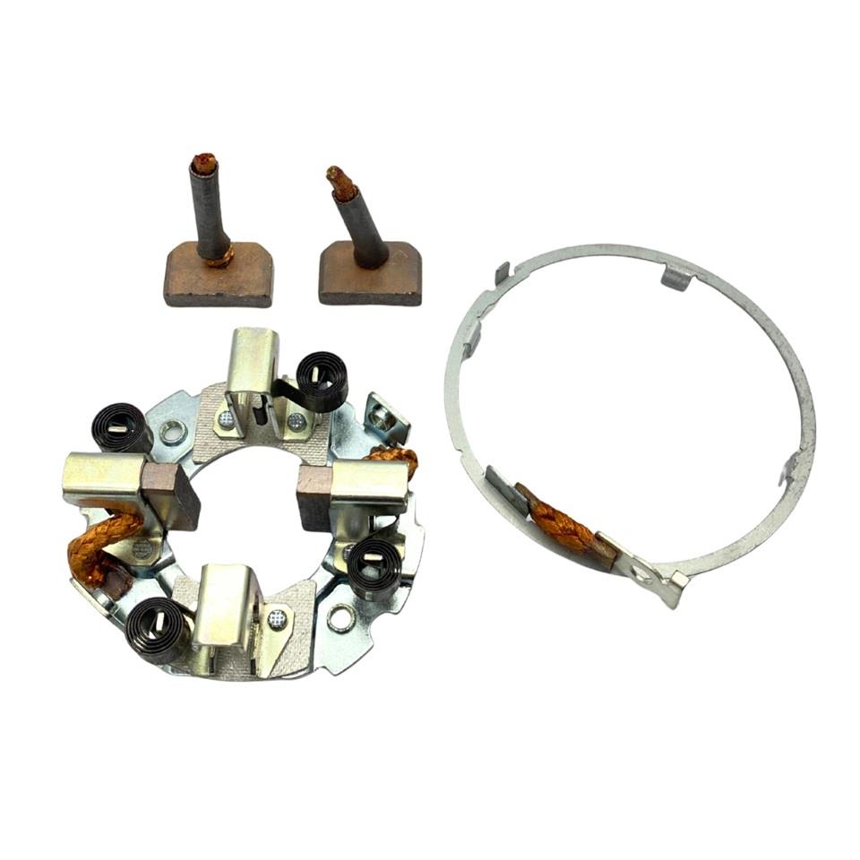 MEGA 24V MARŞ KÖMÜR YUVASI MITSUBISHI TİPİ 5.5 KW (4 KÖMÜRLÜ) (SAÇLI) MERCEDES ACTROS-VOLVO