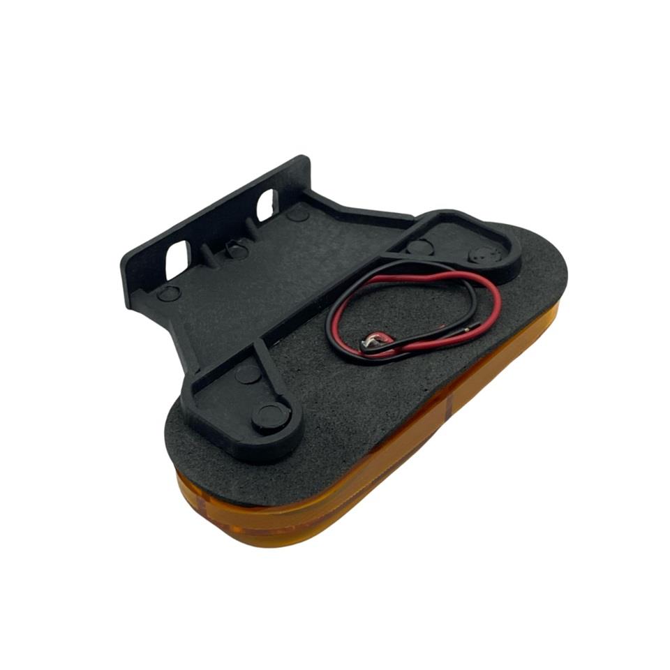 12V YAN SİNYAL LAMBASI DORSE SİDE MARKER SARI YM (9 LEDLİ) (112*40 MM)