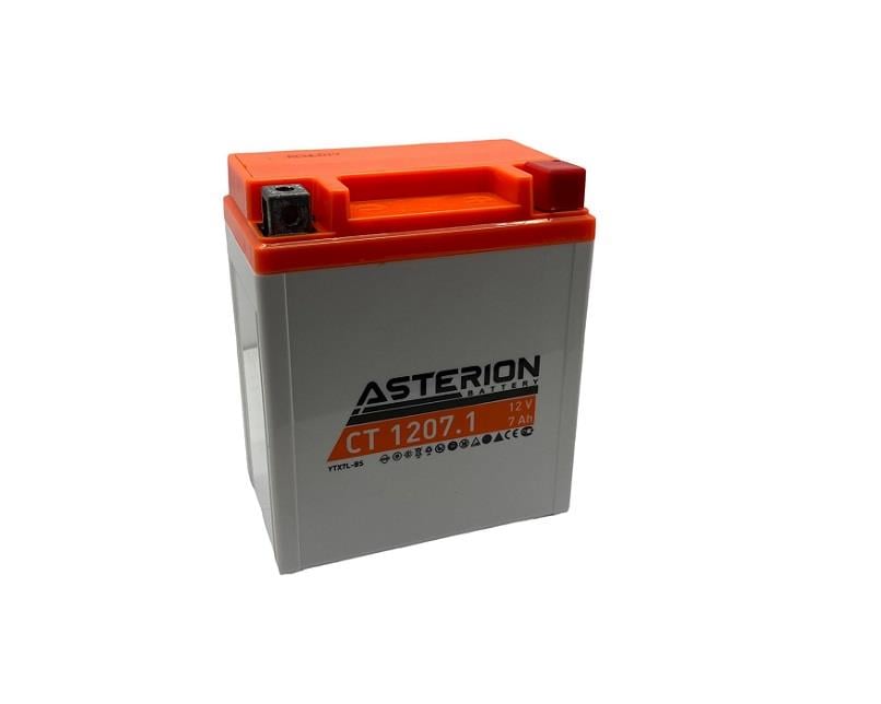 ASTERION 12V 7 AH MOTOSİKLET AKÜSÜ (114*70*132) (YTX7L-BS) (AGM)