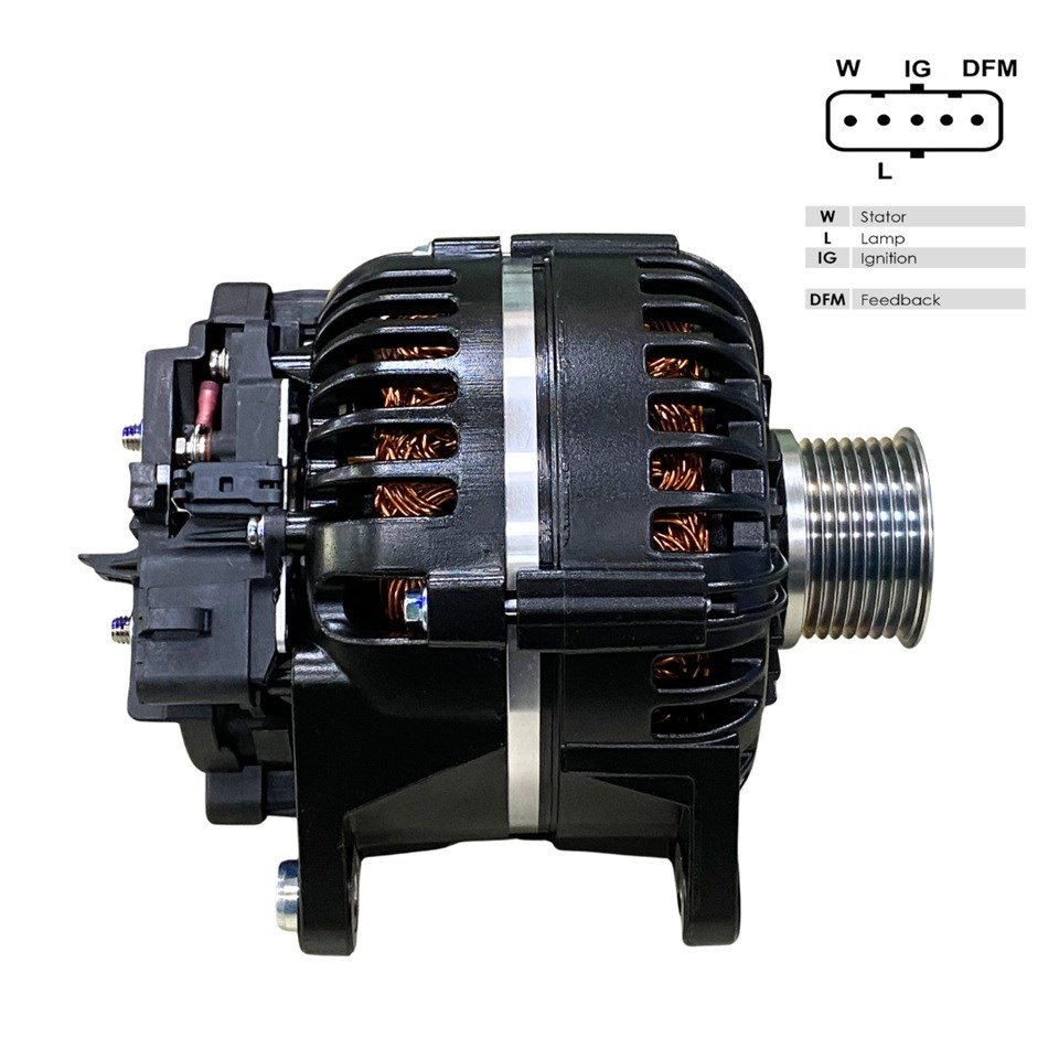 PRESTOLITE 24V ALTERNATÖR DİNAMO 120 A (SOKETLİ 5 FİŞ) (W-L-IG-DFM)