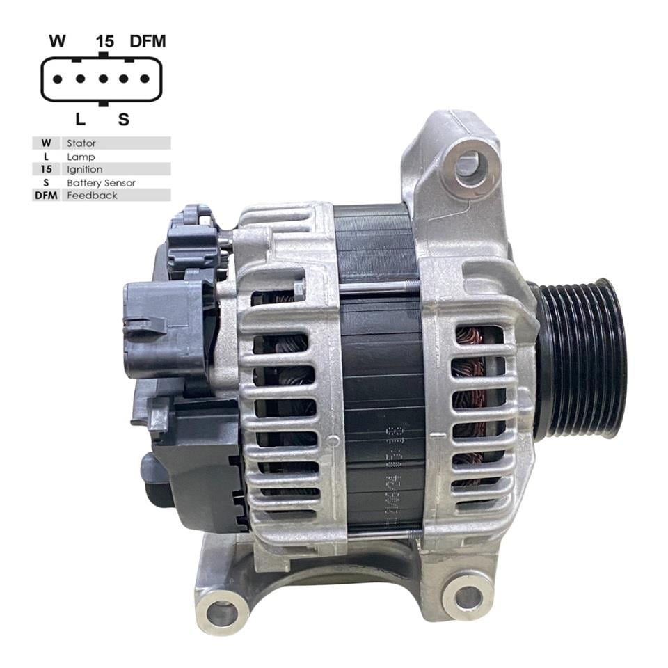 SEG 24V ALTERNATÖR DİNAMO 150 A (5 FİŞ SOKETLİ) (W-L-15-S-DFM) MERCEDES ACTROS 2011 >
