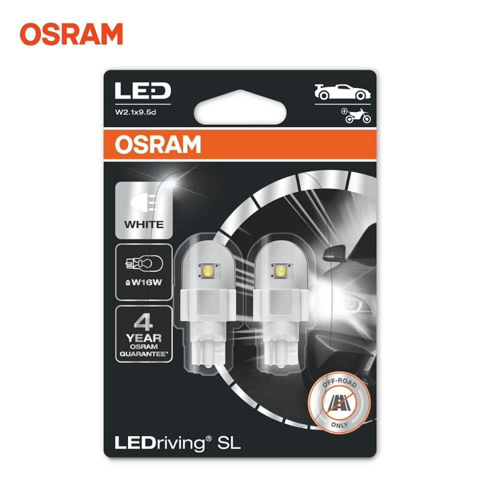 OSRAM 12V DİPSİZ AMPUL T15 LED 16W BEYAZ (2 AD)