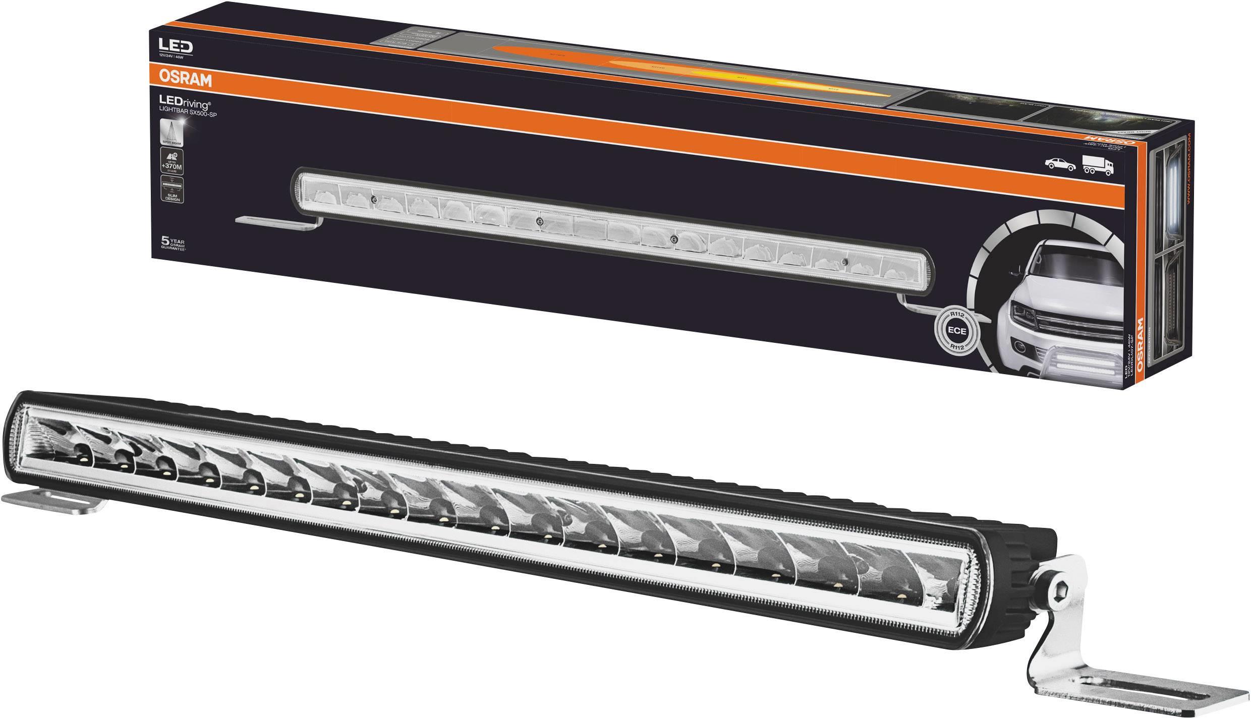 OSRAM 12V-24V LED BAR OFF-ROAD (20 LEDLİ) 46W 6000K 3900 LÜMEN TEK SIRA (370 MT MESAFE) (556*38 MM)