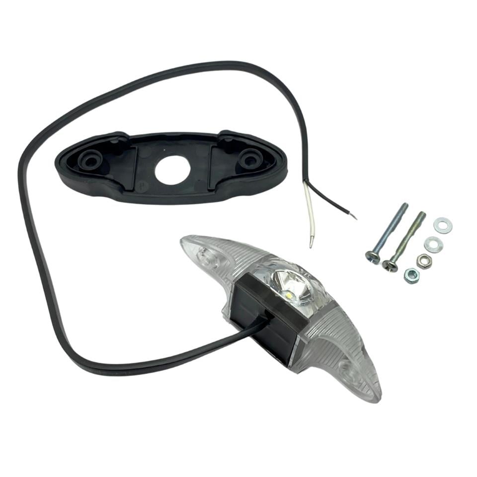 FRISTOM 12V-24V YAN POZİSYON LAMBASI SİDE MARKER LEDLİ (SARI-KIRMIZI-BEYAZ) (122*41 MM) E9