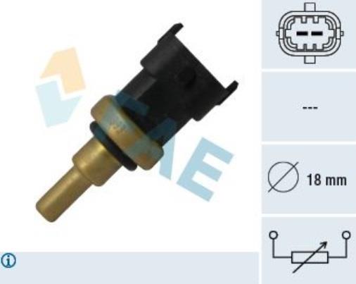 FAE HARARET MÜŞÜRÜ OVAL SOKET SİYAH (2 FİŞ)
