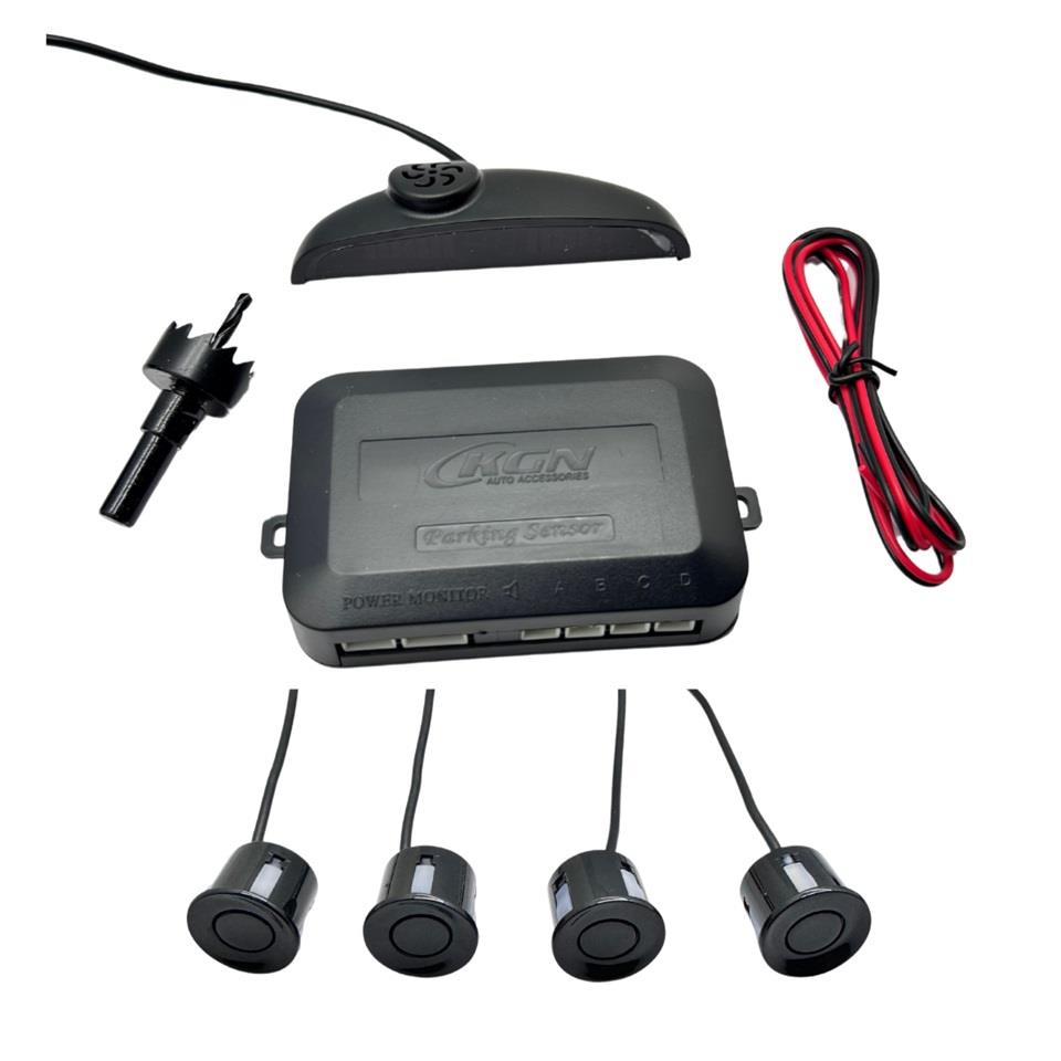 PARK SENSÖRÜ SES İKAZLI+OVAL GÖSTERGELİ E44 (KONUŞAN) (22 MM) SİYAH