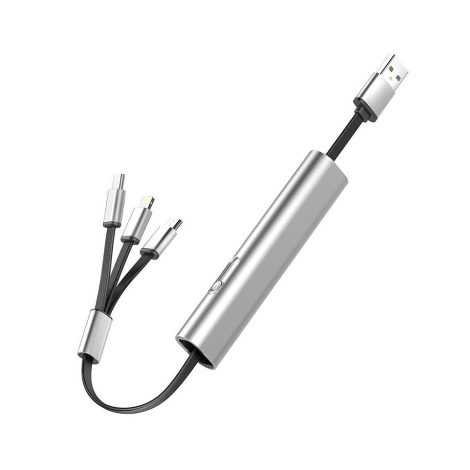 TELEFON ŞARJ KABLOSU (USB) (30 CM) ANDROID-IPHONE-TYPE-C