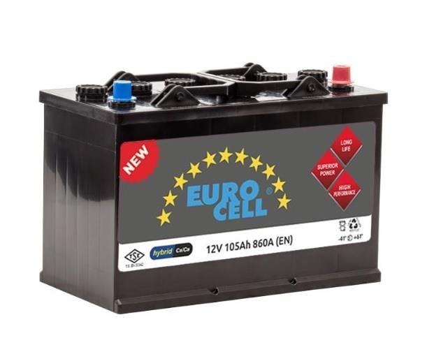 EUROCELL 12V 105 AH AKÜ 865 A (EN) (346*175*230)