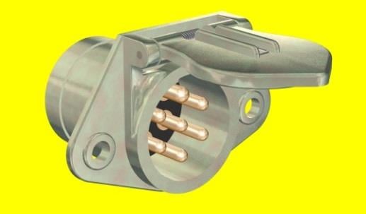 ENG TIR DORSE ELEKTRİK SOKETİ (RÖMORK FİŞİ) (7'Lİ DİŞİ) (METAL) (N TİPİ)