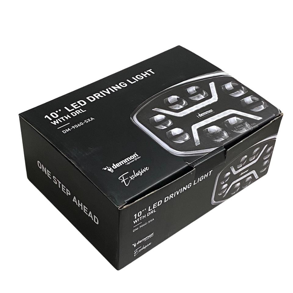DEMMON 9V-32V GÜNDÜZ SÜRÜŞ LAMBASI (8+24 LEDLİ) (48W) (245*139*90 MM) BEYAZ