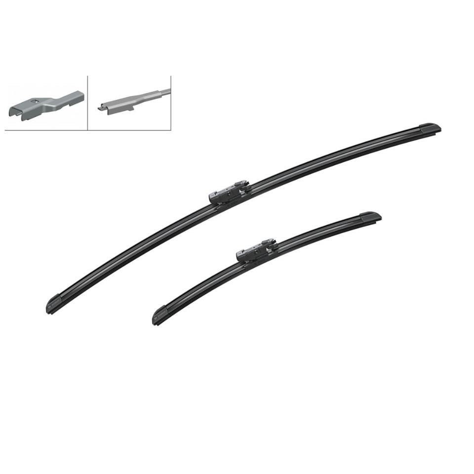 BOSCH SİLECEK SÜPÜRGESİ 650/380 MM AEROTWIN (AM466S) FIAT LINEA/PUNTO-FORD FIESTA-OPEL CORSA