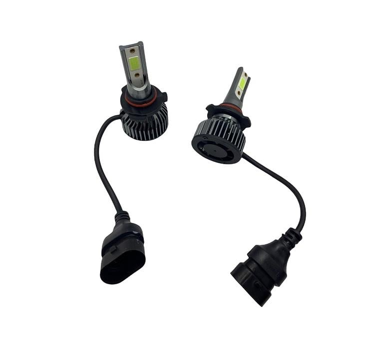 12V-24V HB3 9005 XENON LED FAR AMPUL SETİ 10.000K 8000 LÜMEN COB LED (BUZ MAVİ)