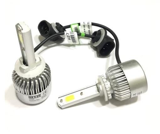 9-32V H27 XENON LED FAR AMPUL SETİ 6500K 80000 LÜMEN COB LED