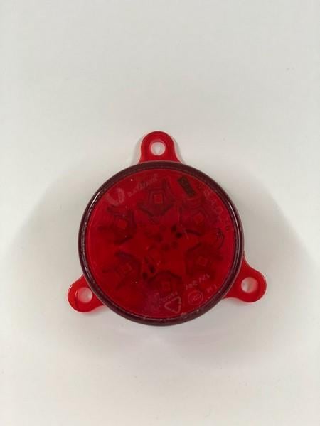 12V-24V STOP LAMBASI YUVARLAK KIRMIZI (İÇ) (7 LEDLİ) (52.5 MM)