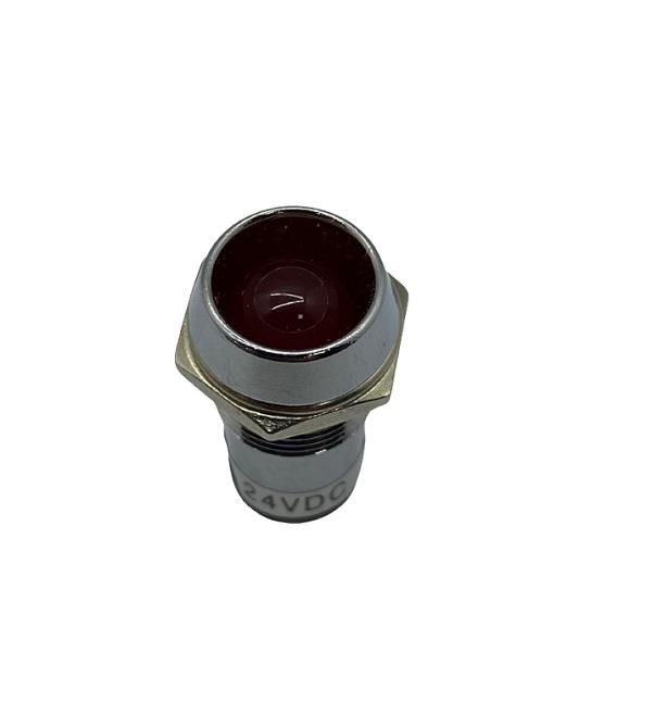 ENG 24V GÖZ LAMBASI KIRMIZI (METAL) (LEDLİ) (14 MM)