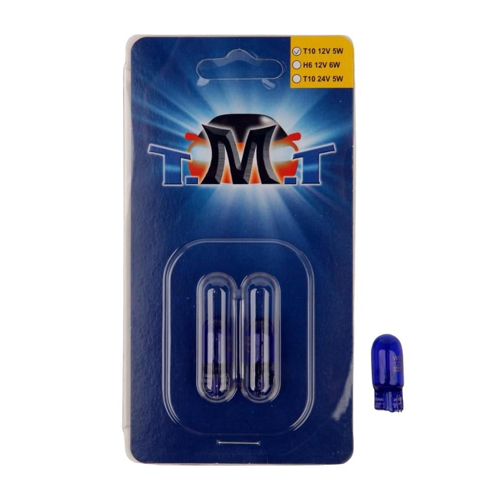 TMT 12V DİPSİZ AMPUL T10 5W  BEYAZ IŞIK 5000K (2 AD)