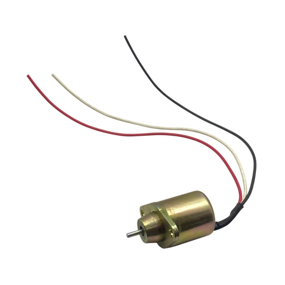 12V STOP SELENOİDİ (DÜZ KULAKLI) (KÜÇÜK TİP) (DÜZ MİL 13 MM) YANMAR MOTOR