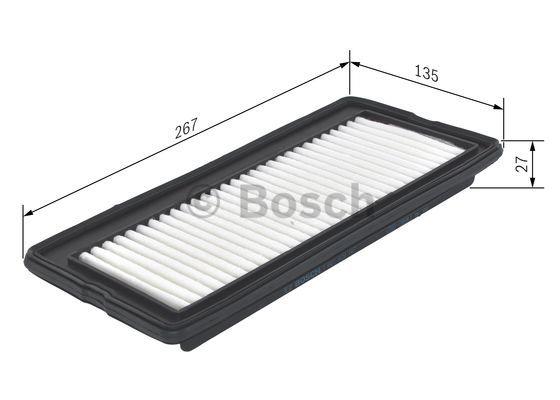 BOSCH HAVA FİLTRESİ HYUNDAI ATOS 1997 > 