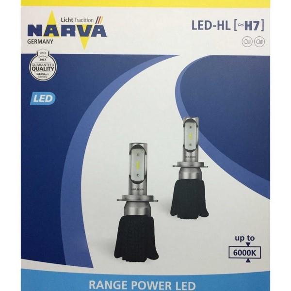 NARVA 12V H7 LED XENON FAR AMPUL SETİ 6500K (?) LÜMEN (CSP LED)
