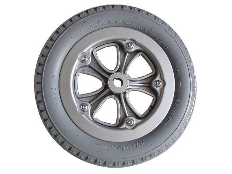 ARKA TEKERLEK SİLİKON DOLGU ALÜMİNYUM JANTLI 62-203 GRİ (12 1/2 X 2 1/4) ENGELLİ ARACI